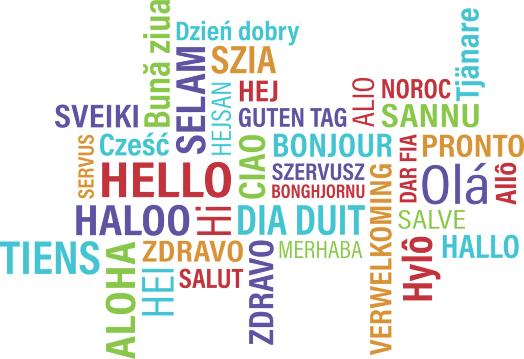 Hello in different languages