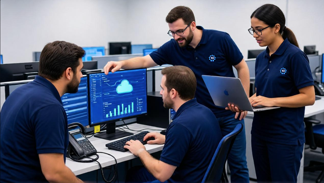 Business IT services team in Huffman Texas